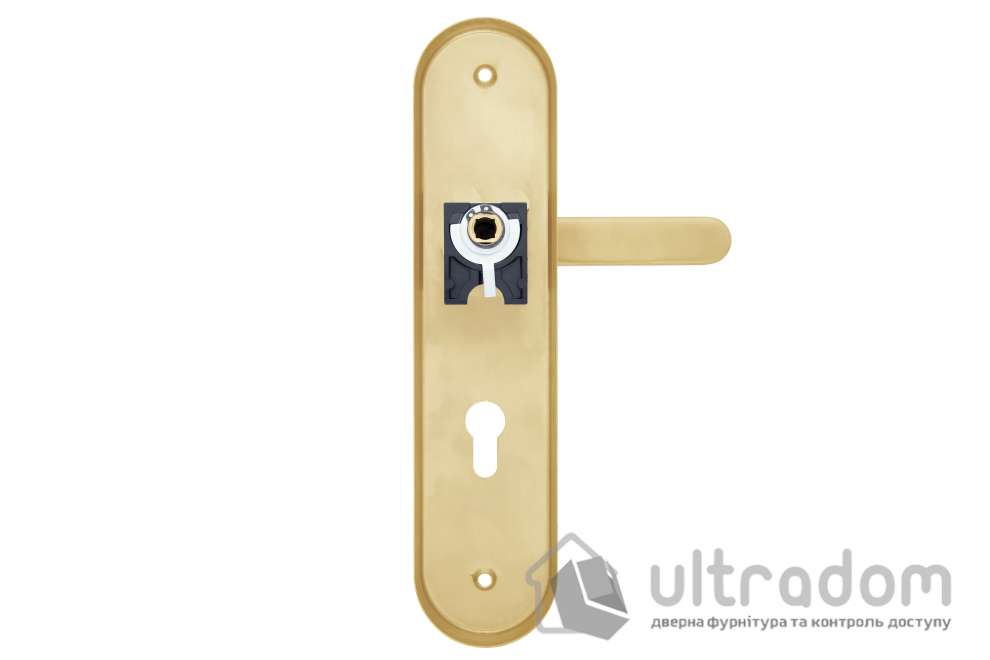 Фурнитура защитная ROSTEX SOLID-PRO+ F 4 клас ручка-кноб 90 мм титан PVD