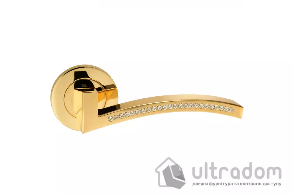 Дверная ручка ORO & ORO AZORE Swarovski Золото