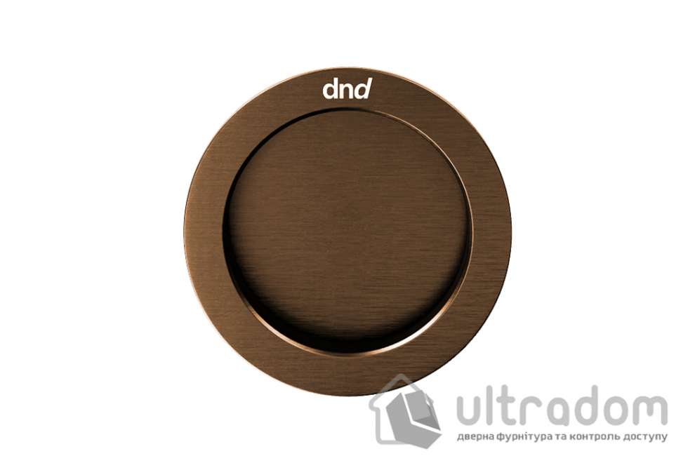 Ручка - ракушка для раздвижных дверей DND by Martinelli Master Tonda, матовая бронза (SD500- OBR)