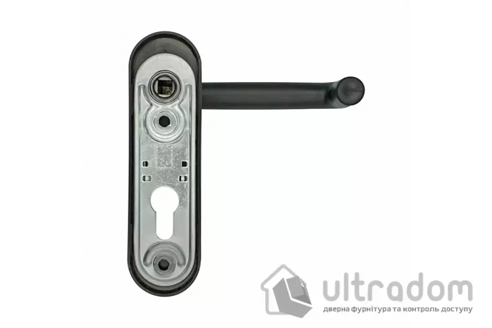 Ручки противопожарные MARVON SP6 72мм, чёрный матовый