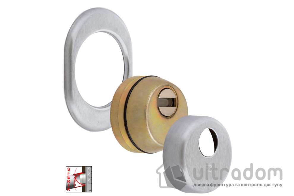 Протектор защитный DISEC SFERIK BD16/4 OVAL 25 мм внешний, латунь полированная
