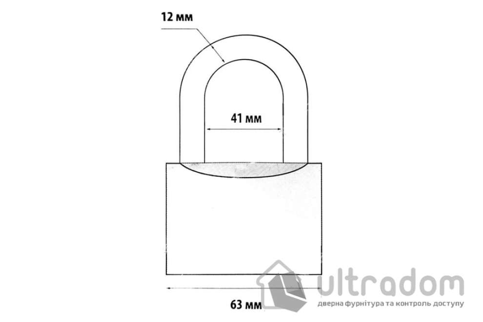 Замок навесной Авантек GR 63