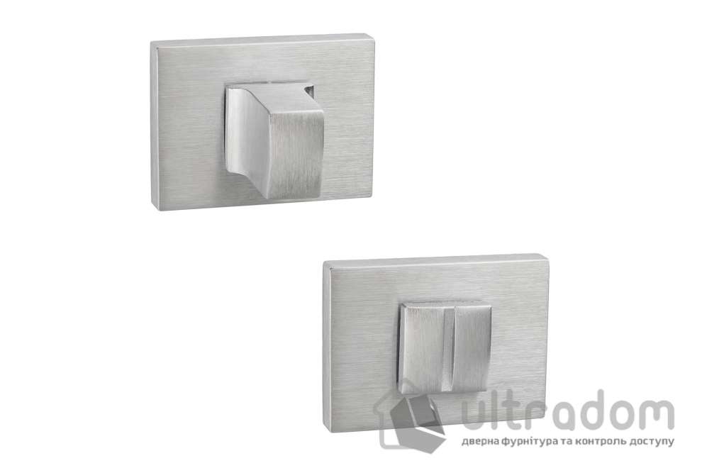 Накладка WC UNIQUE W07 ALU на розетке RO80, матовий хром (W07RO80-Z2B)