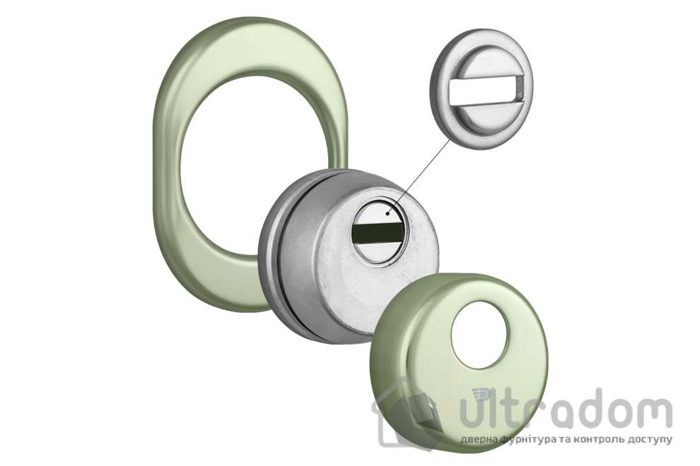 Протектор защитный DISEC SFERIK BD16/4 OVAL 25 мм внешний, алюминий шампань