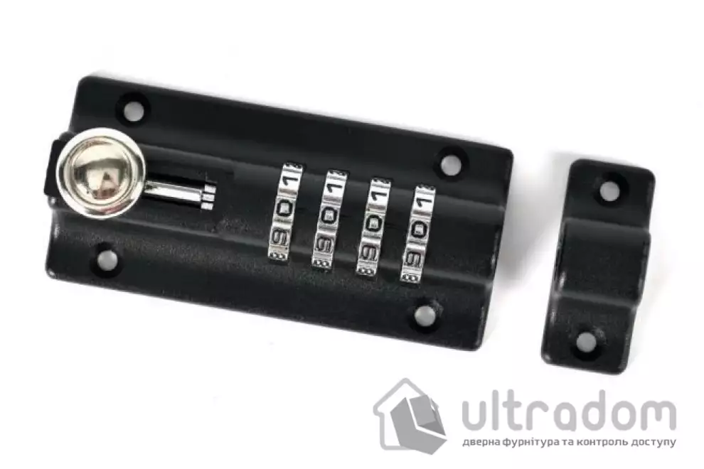 Засов TOKOZ COMBINATION BOLT 100, накладной кодовый