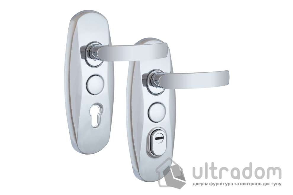 Фурнитура защитная MUL-T-LOCK Platinum 3 класс 90 мм хром