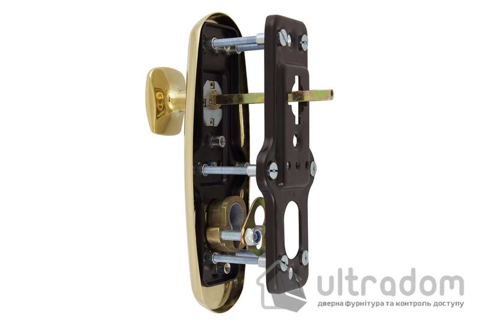 Фурнитура защитная  MUL-T-LOCK Platinum 3 класс 90 мм латунь fix-mov