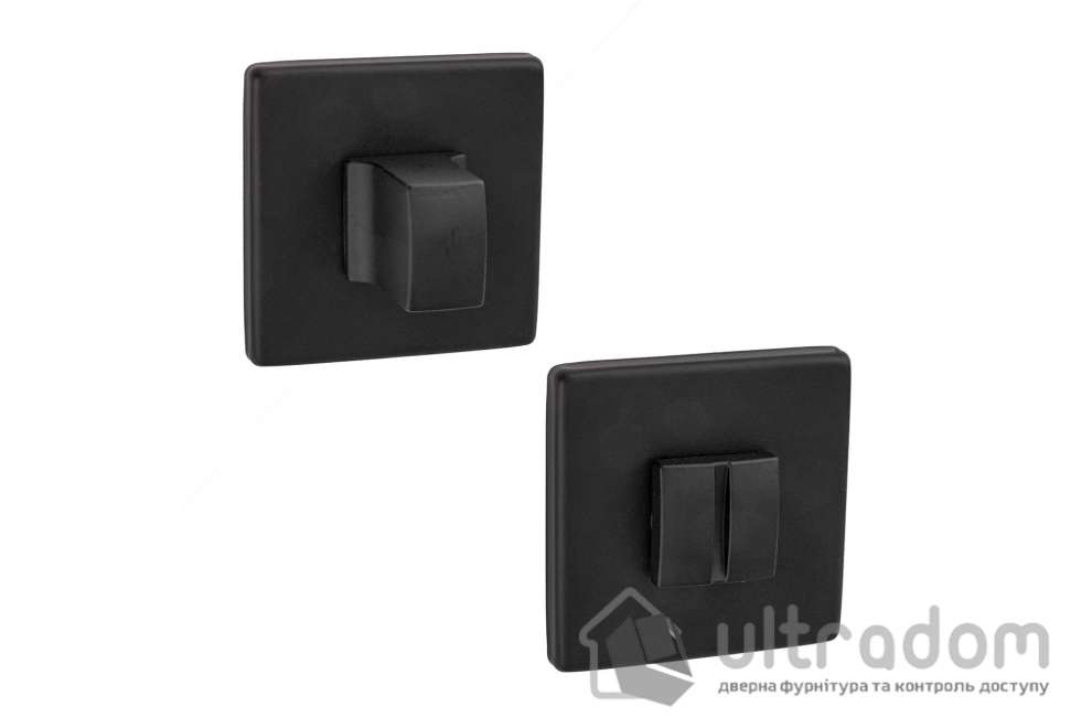 Накладка WC UNIQUE W07 на розетке RO54, чёрный (W07RO54-ZRA9005O)