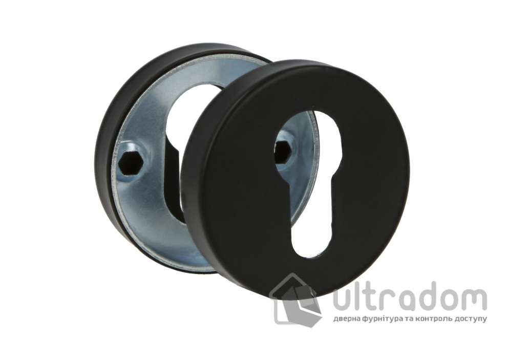 Накладки для цилиндра PZ Amig мод.3RX нержавеющая сталь, черные (