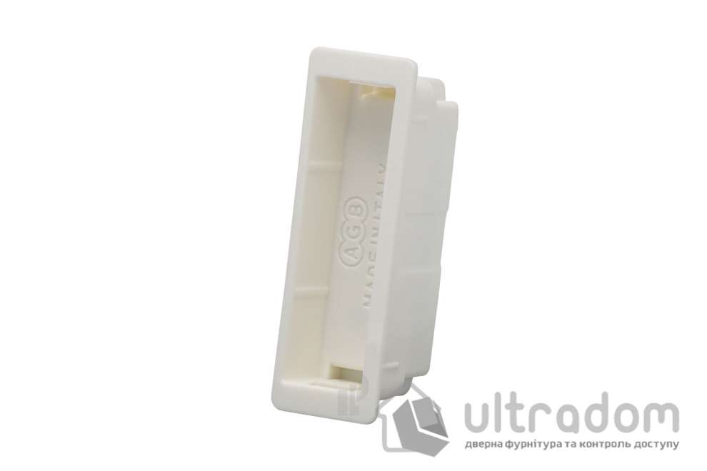 Ответная часть EASY-FIX для замков AGB Polaris с магнитным вкладышем XT, белая (B01402.96.91+B.02402.94.FM)
