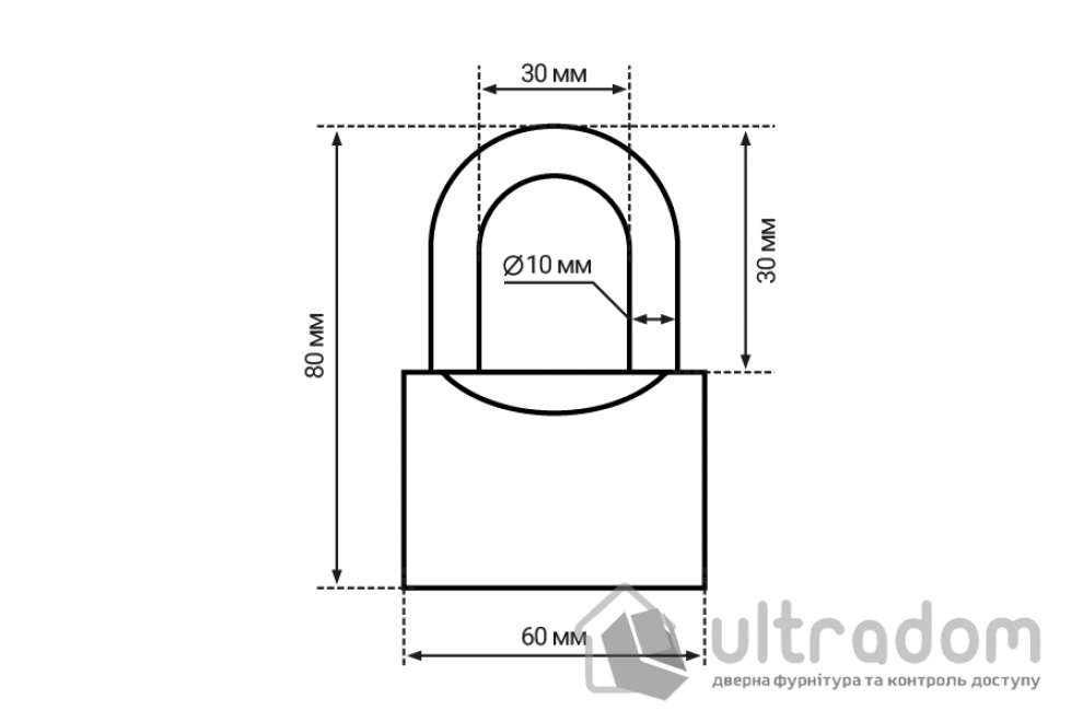 Замок навесной Авантек BC 2960