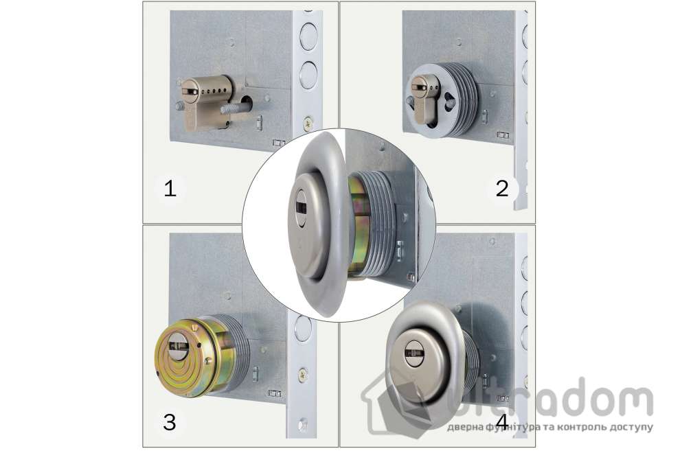 Протектор защитный DISEC SFERIK BD16/4 OVAL 25 мм внешний, белый