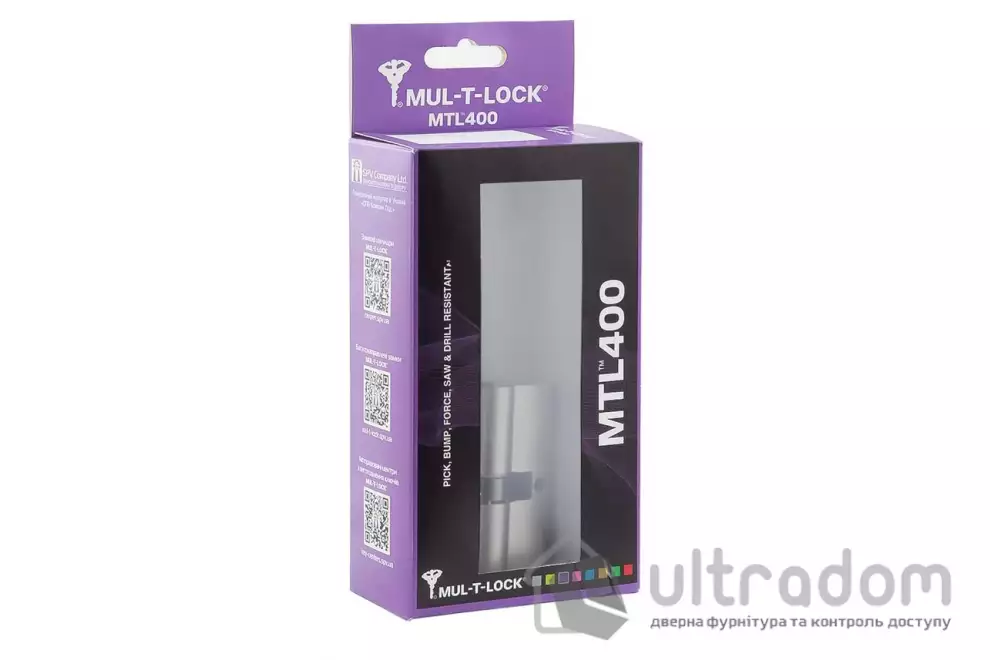 Цилиндр замка Mul-T-Lock MTL400 ключ-ключ,  75 мм
