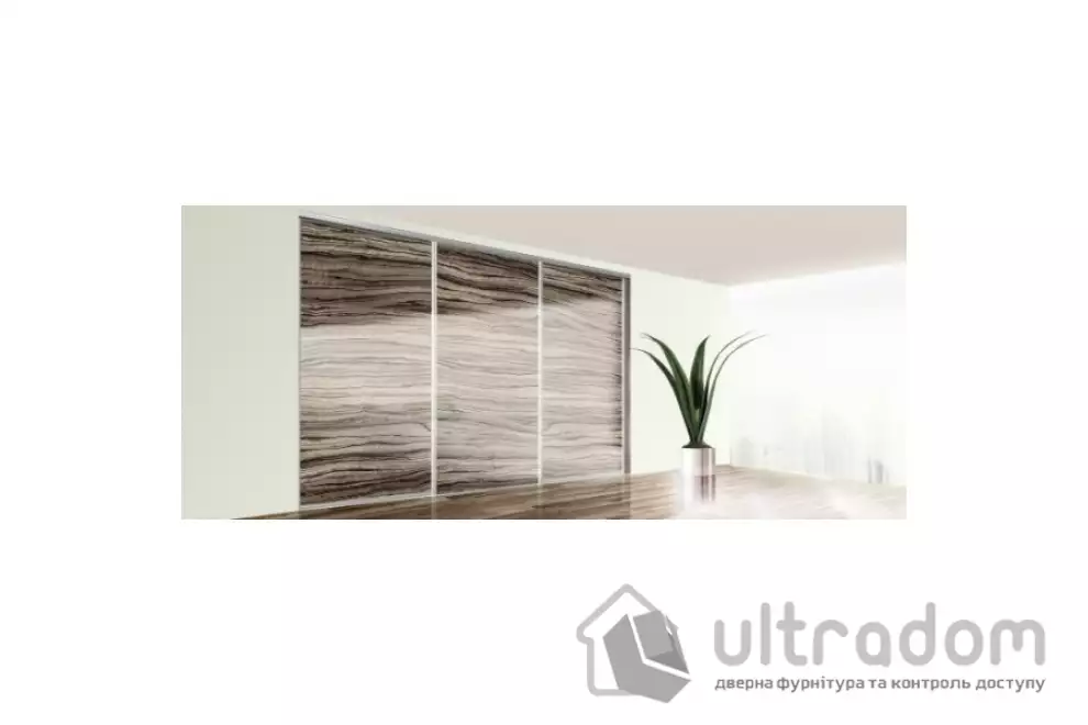 Комплект фурнитуры для шкафа-купе L1800*H2700 Valcomp ARES 3, 2 двери (212-136)