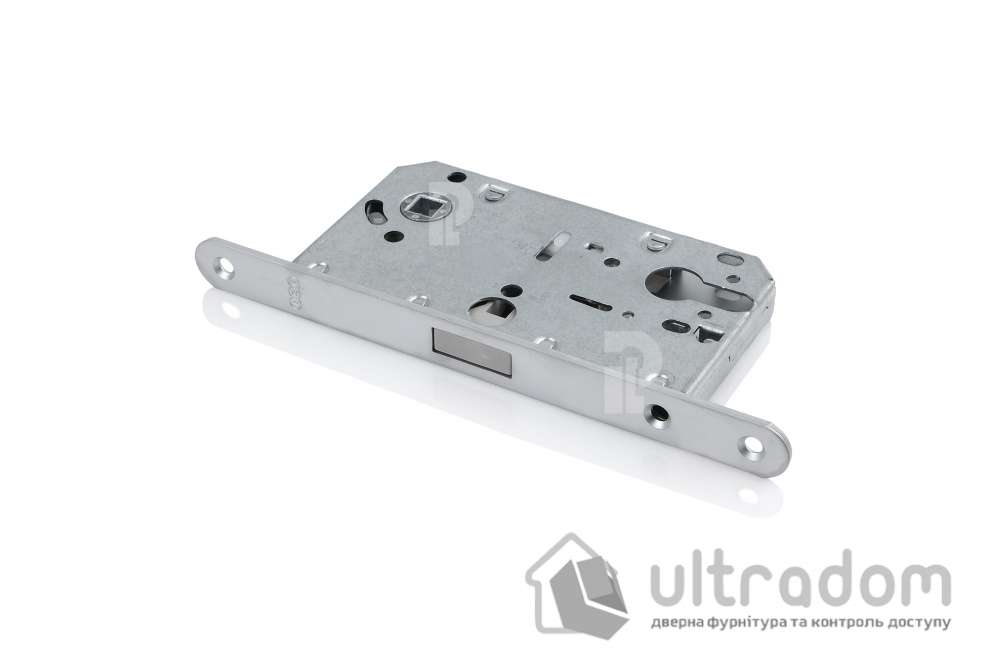 Врезной магнитный замок PZ AGB Mediana Polaris XT, 85/50 мм, матовый хром (B06103.50.34)