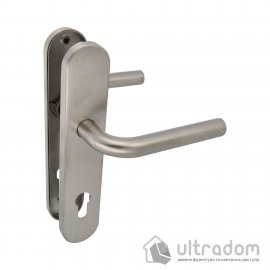 Дверная ручка на планке AMIG mod. 4PXB85, нержавеющая сталь