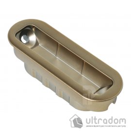Ответная планка MINIMAL для магнитного замка AGB Polaris, античная бронза (B02402.05.12)