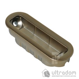 Ответная планка MINIMAL для магнитного замка AGB Polaris, бронза коричневая (B02402.05.22)