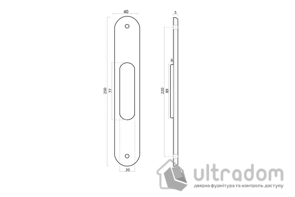 Ручки-ракушки Forme PI04