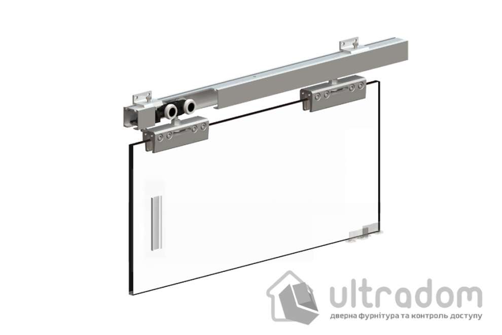 Valcomp Herkules Glass Комплект раздвижной системы для стеклянной двери до 100 кг.