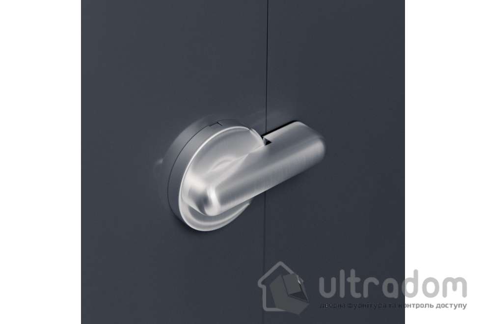 Замок туалетный WC Amig мод.5 с индикатором занятости, нержавеющая сталь SS304 (8204)