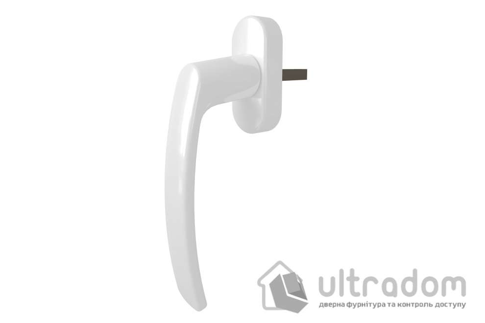 Ручка оконная ASTEX Venera WH 010, белая (WH 010/37-RAL9016)