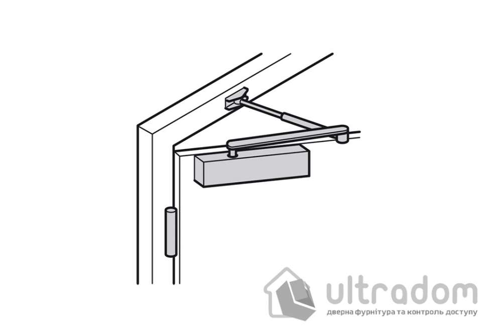 Доводчик дверной Dorma TS 72 EN2-4, дверь до 80 кг (корпус)