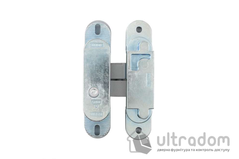 Скрытая петля Profitlock PL150 3D – 24×110 мм, для дверей 40 кг, матовый хром (PL150.SC)