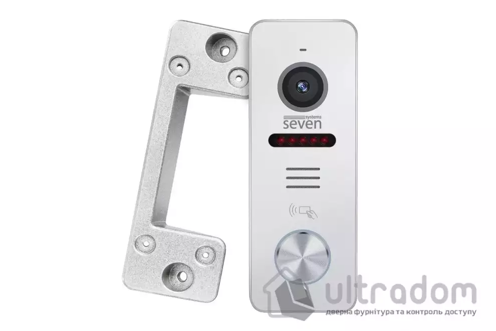 Вызывная панель домофона со встроенным считывателем карт EM-Marin SEVEN CP-7502F RFID white