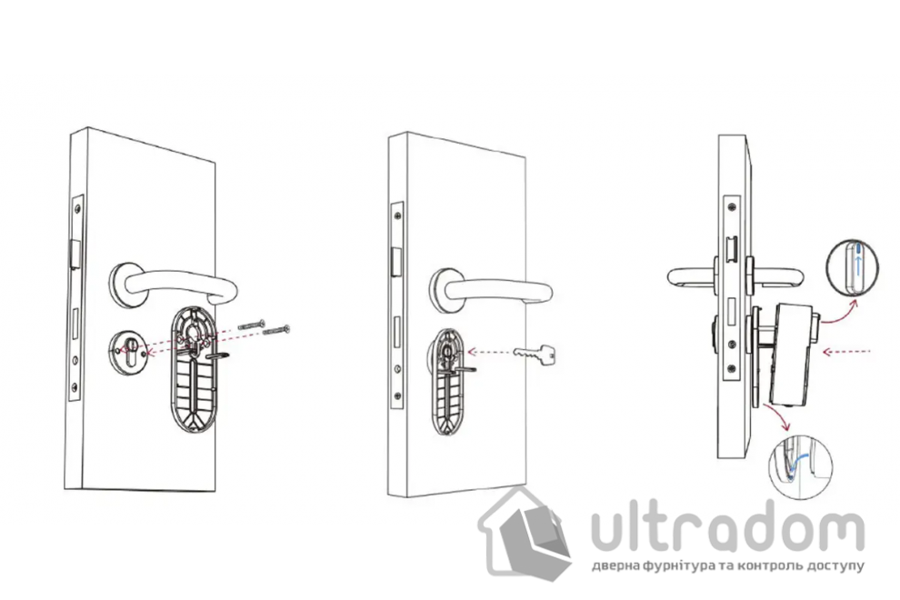Умный электромоторный замок SEVEN LOCK SL-7772B