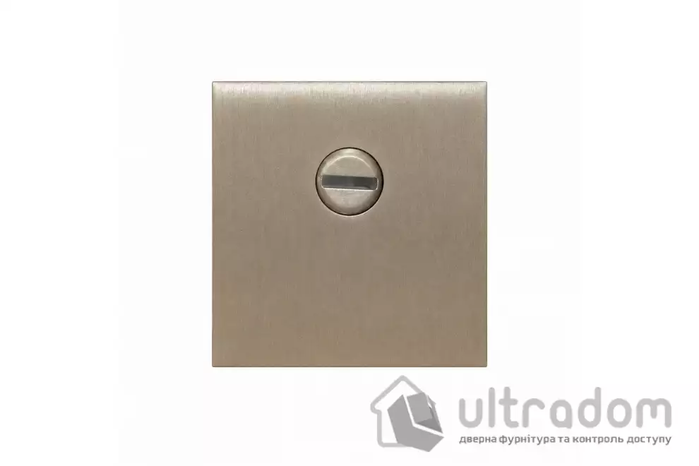 Броненакладка для цилиндра квадратная SIBA, матовый никель SN (PL010580)