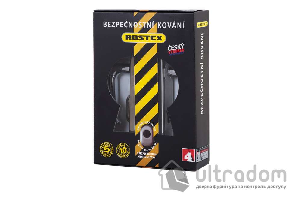 Фурнитура защитная ROSTEX R4 Decor 4 класс  матовый хром 72-85-90
