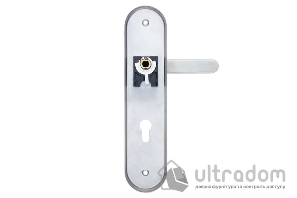 Фурнитура защитная ROSTEX SOLID-PRO+ F 4 клас ручка-кноб 85|90 мм нерж. сталь матовая