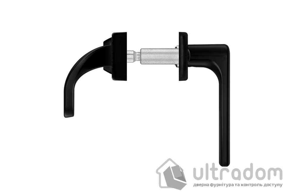 Дверная ручка ROSTEX R1/R4 R ручка-кноб 85 мм чёрная