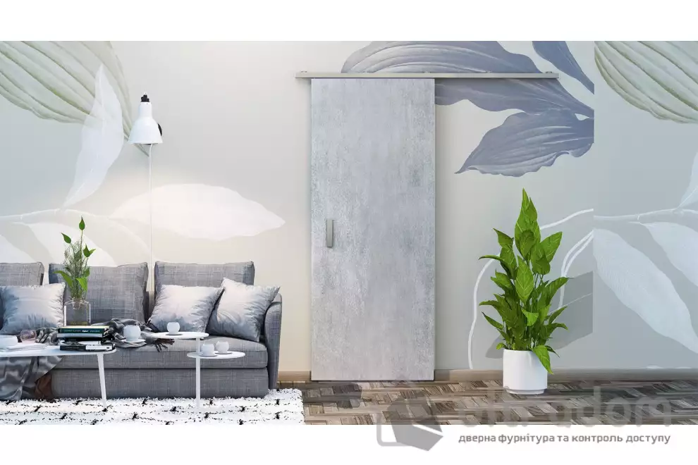 Valcomp Herkules NEO Комплект раздвижной системы для 1 двери до 120 кг, чёрный