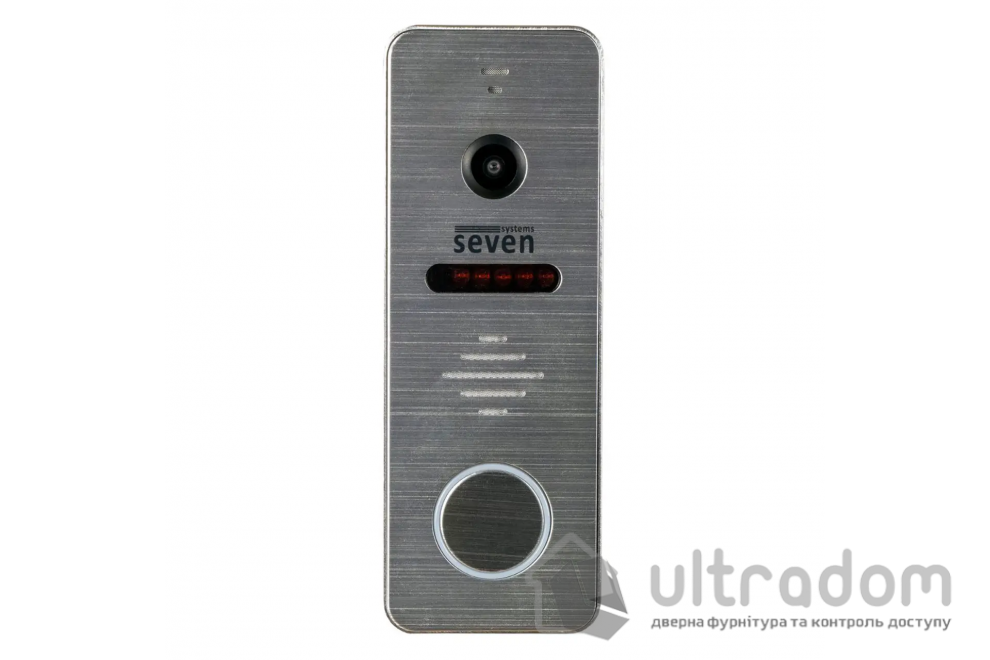 Вызывная панель домофона SEVEN CP-7504 FHD silver