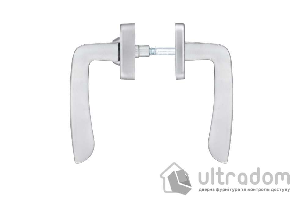 Дверная ручка на планке ROSTEX ASTRA RX-50 ручка-ручка 90 мм нерж.сталь матовая