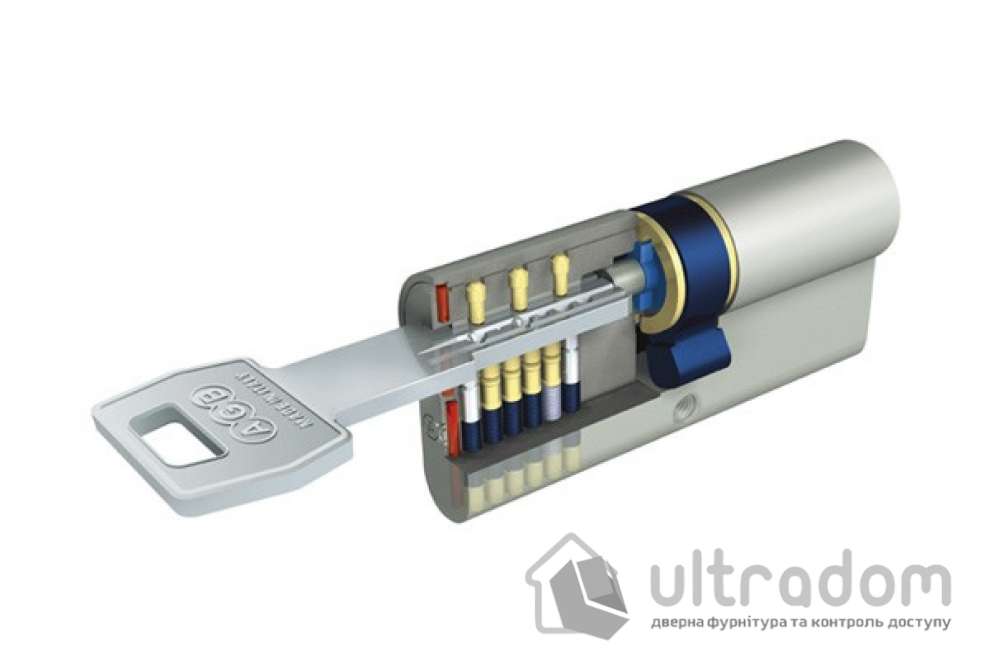 Цилиндр замка AGB SCUDO 5000 95 мм, PS ключ-тумблер