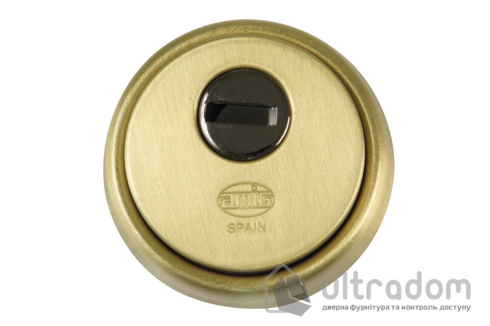 Броненакладка для цилиндра AMIG мод.31/33, матовая латунь (6360)