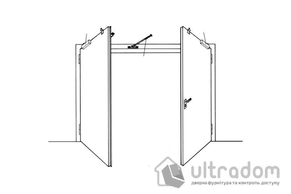 Координатор очередности закрывания дверей Dorma SR 390