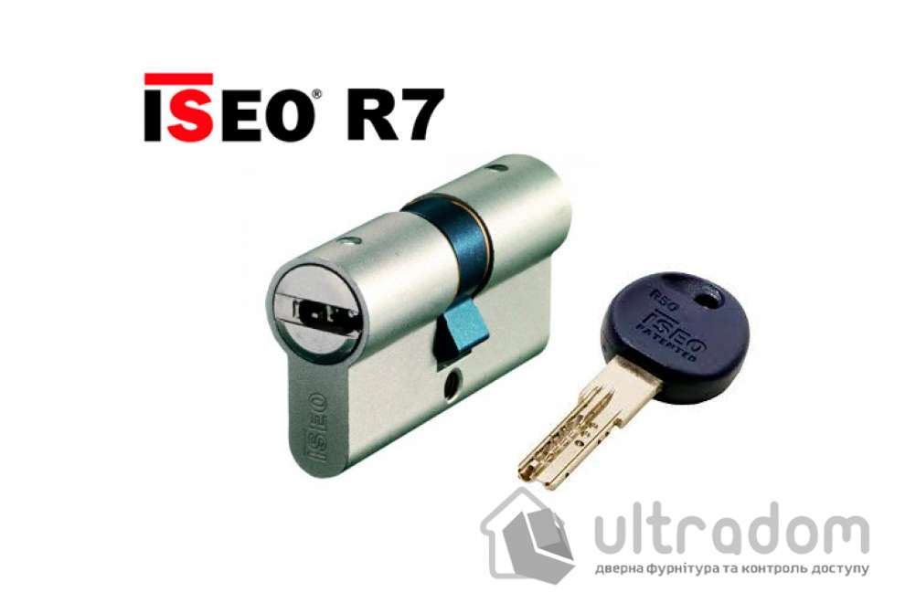 Цилиндр дверной ISEO R7 ключ - ключ, 60 мм