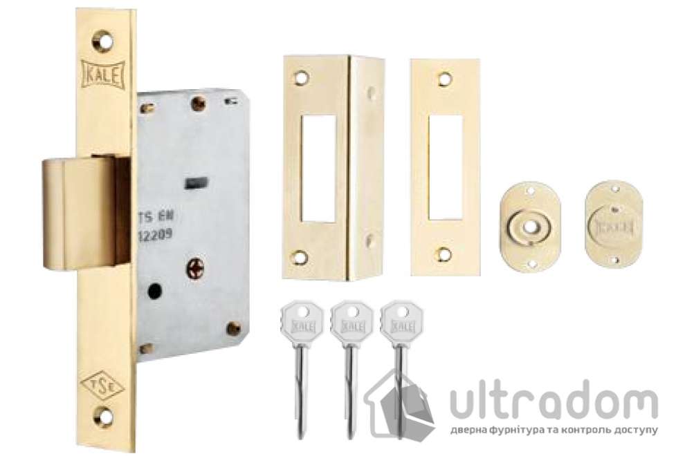 Замок дополнительный KALE 157/F В=35 мм, крестовый ключ (3 шт) (157F/35)