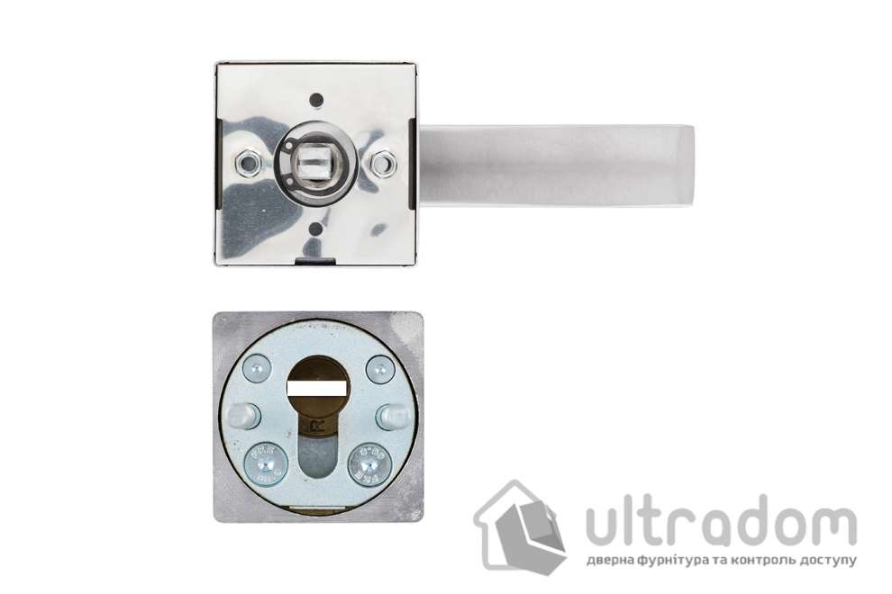 Фурнитура защитная ROSTEX R/H mov-mov DIN SQUARE нержавеющая сталь