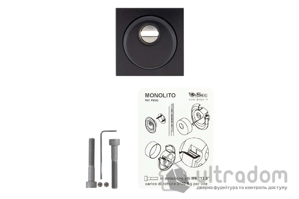 Протектор защитный DISEC MONOLITO KRIPTON SFERIK BDT250 25 мм внешний, чёрный