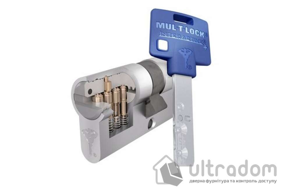 Цилиндр дверной Mul-T-Lock Interactive+ ключ-ключ., 54 мм