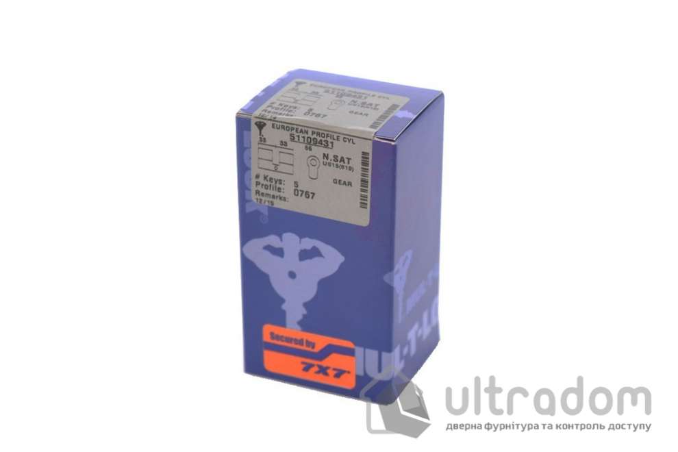 Цилиндр дверной Mul-T-Lock 7x7 кл-кл., 82 мм