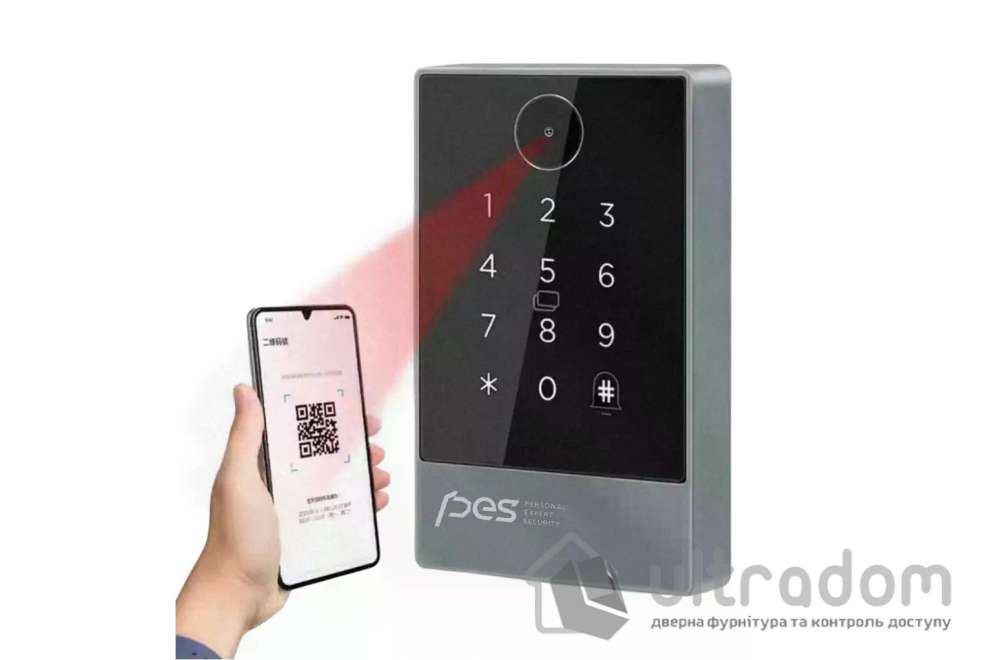 Контроллер доступа PES KeyPad с клавиатурой и QR-считывателем
