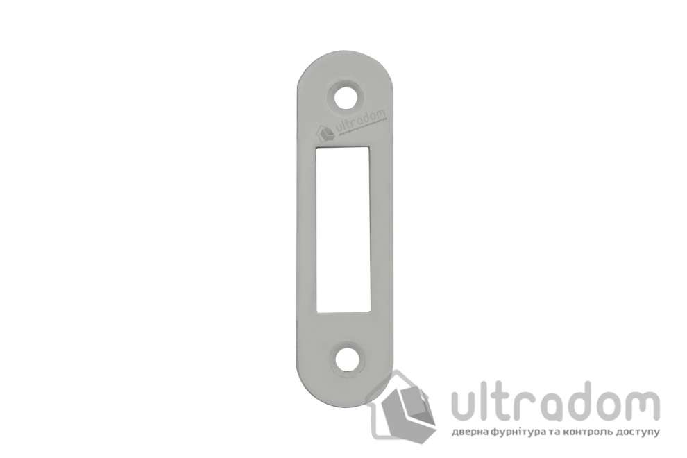 Ответная планка для замка AGB Mediana\Centro без отбойника, матовый хром (B01000.40.34)