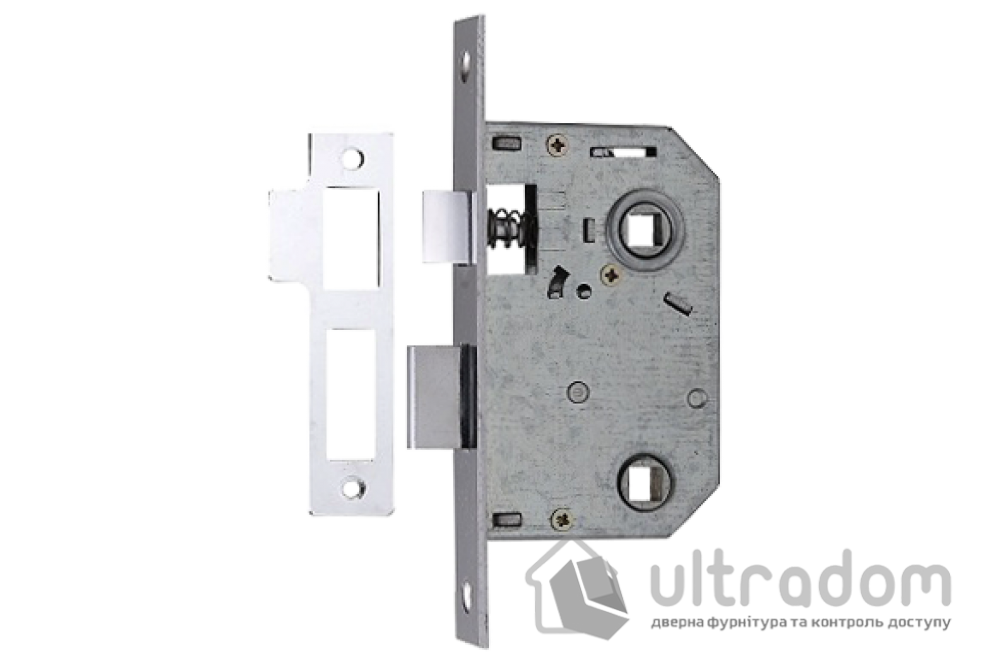 Комплект межкомнатных ручек SIBA Palermo WC 62 мм с механизмом, хром