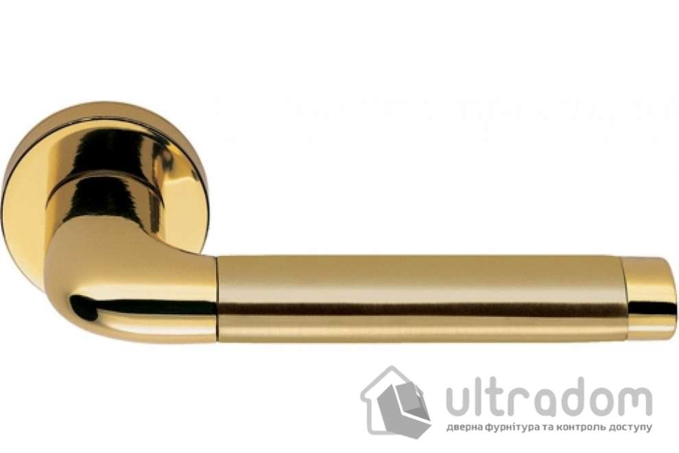 Дверная ручка COLOMBO Taipan  LC 11 латунь/матовое золото